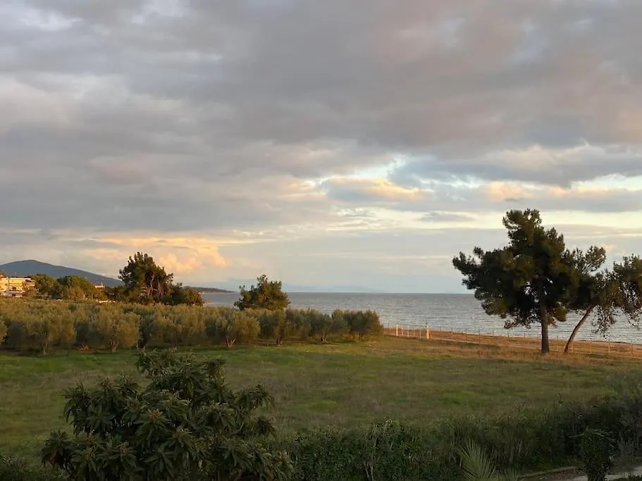 Private Beach Front Maisonette 3 Bedroom Mikiverna Kalyves Polygyrou Grecia